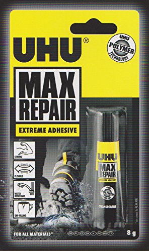 UHU 9U 36355 ST Max Repair Heavy Duty Clear Polymer Glue