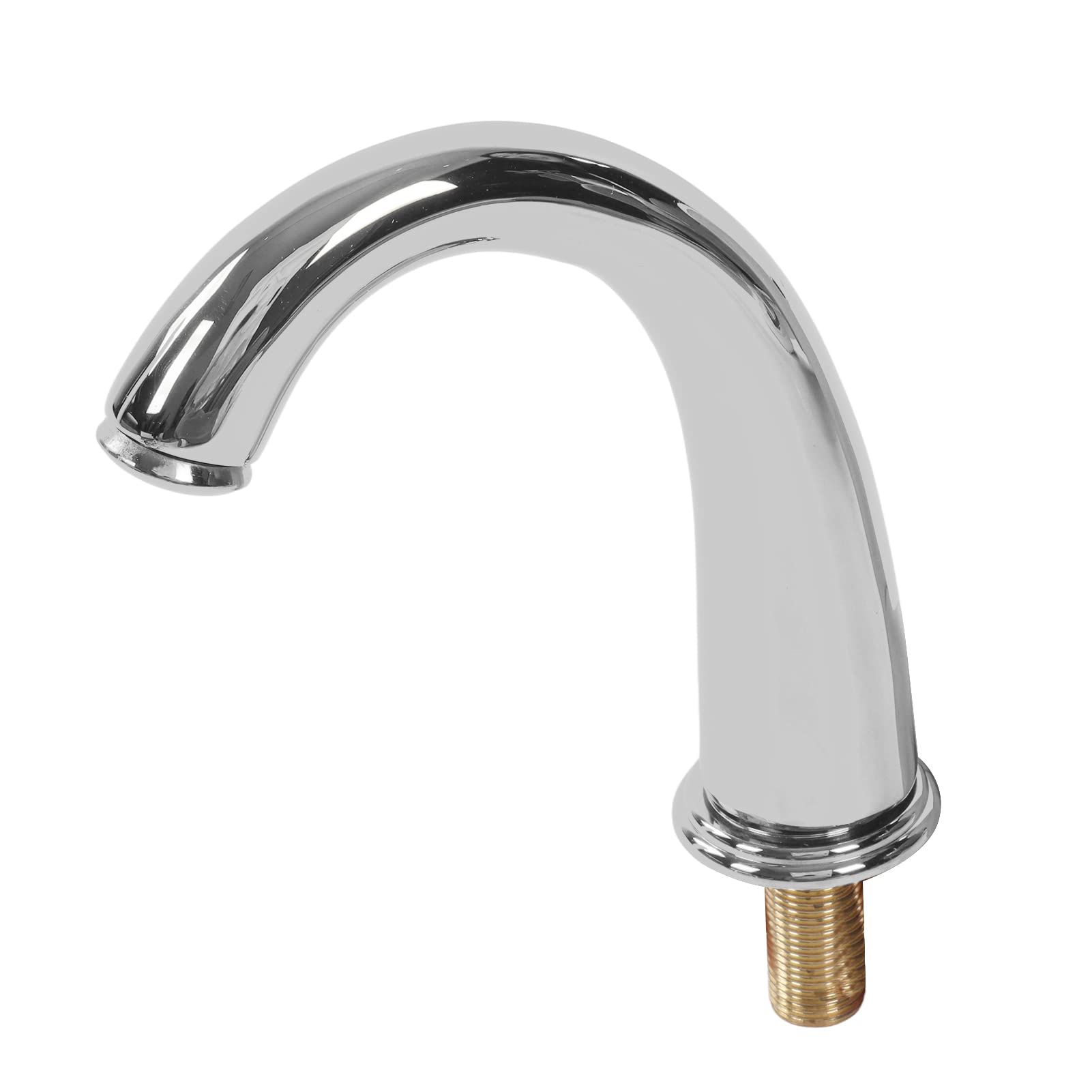 Rubinetto a doppia maniglia di alta qualità - Miscelatore per lavabo a 3 fori in rame per bagni, hotel, spa e peccato reurant -, Slish Silver h, facile da installare