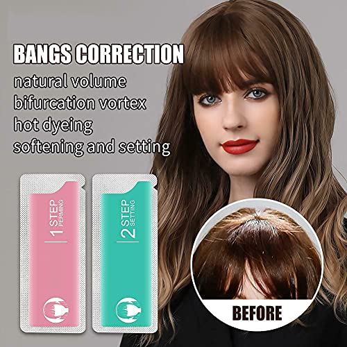 Afwerkingscrème voor gebroken haar, reparatiemiddel voor pony's, 1+2 combinatie tot correctie van pony permanenten… - Image 6