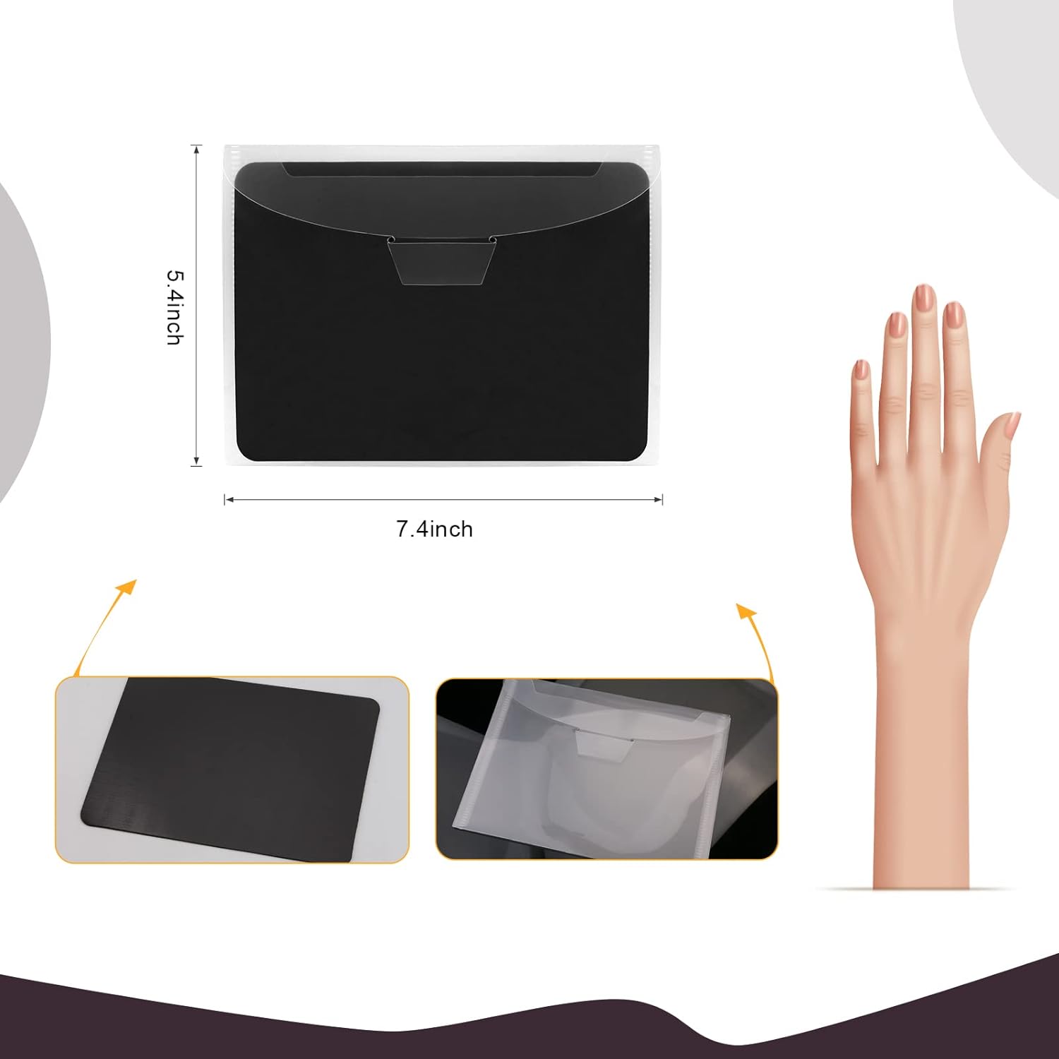 UNIMEIX 24 Pcs Magnetic Sheets for Die Storage Stamp and Die Storage Pockets Die Cut Storage for Card Making (12 Pcs Sheets+ 12 Pcs Bags, 0.8 mm Thickness - Image 5