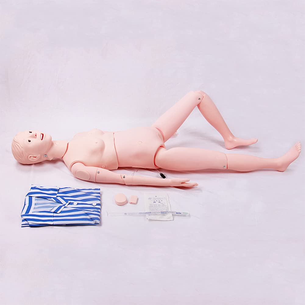 UWYTGF Teaching Model,Human Body Care Model for Training, Multifunctional Nursing Education and Teaching Dummy Model Female