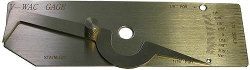weldingcity V-WAC soldadura Gauge (Inch)