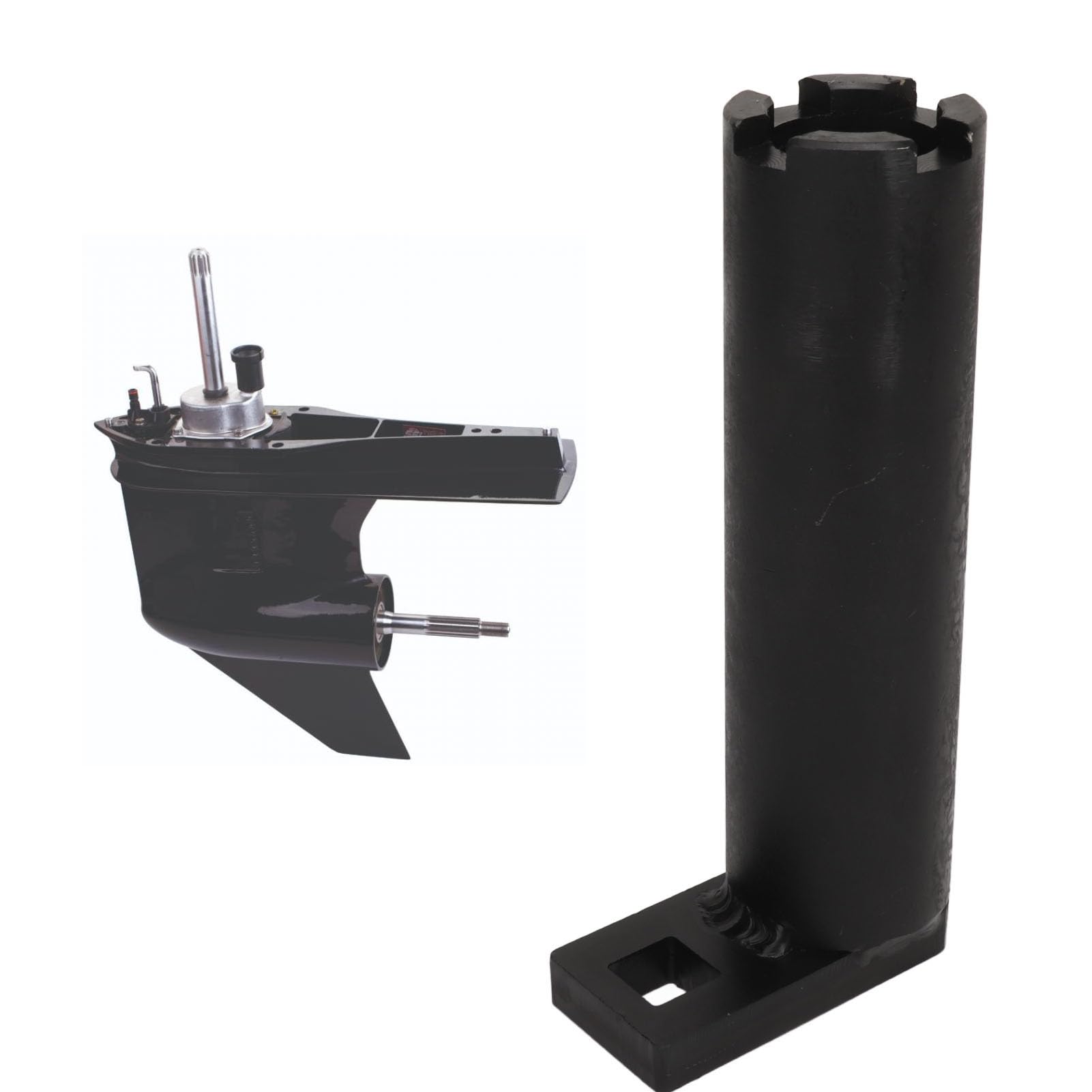 Strumento Chiave per Fermo Cuscinetto Albero Motore 18 9842 Chiave Filettata per Rimozione e Installazione per Scatole Ingranaggi Fuoribordo Mercruiser Semplifica la Rimozione e