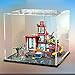 Produktbild Displaybox Acryl Kompatibel mit LEGO 60320 Feuerwehr Notfall Action Modell, staubdichte transparente Displaybox Display Box (kein Bausteinmodell) (schwarzer Hintergrund)