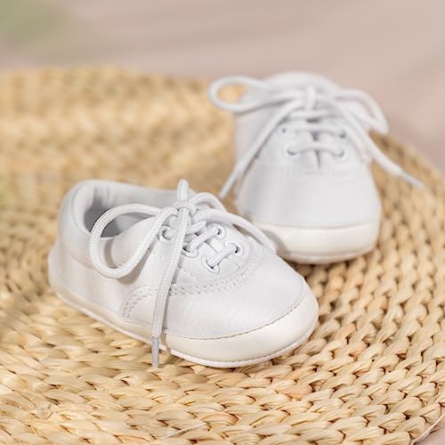 Image of Infant Baby Boys Girls Canvas Sneaker Toddler Slip On Anti Skid Newborn First Walkers Candy Shoes for 0-18 Months