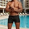 InfiniZer Men’s Swim Shorts Quick Dry Swimming Trunks with Triangle Mesh Lining Beach Swimwear with Pockets for Men (UK, Alpha, M, Regular, Regular, Black) #5