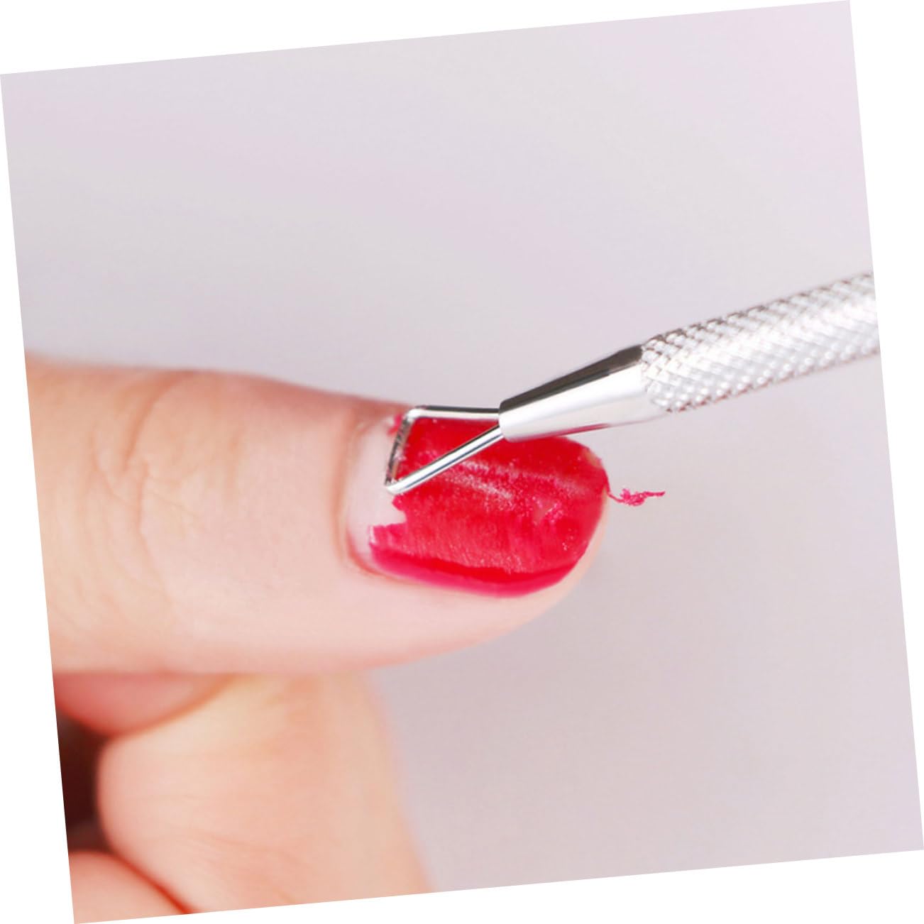 FOMIYES Nail Cuticle Pusher Tools 4pcs Set Nail Pusher for Fingernails Toenails