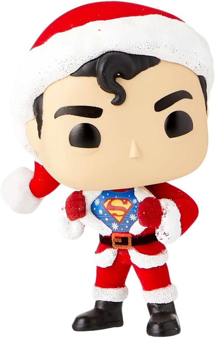 Funko - Pop & Tee DC Comics Superman Exclusive Flocked Action Figure Set, Multi-Colour (137191), Multicolor, One Size
