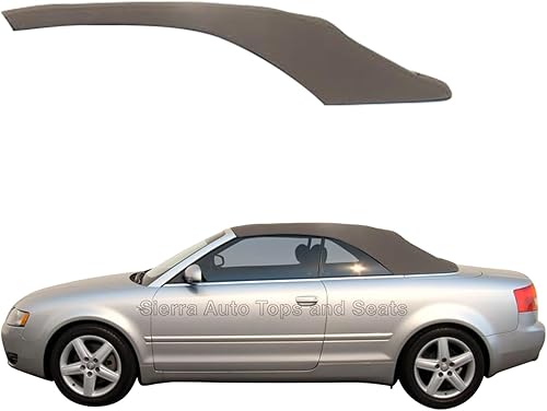 Sierra Auto Tops - Repuesto superior convertible para Audi A4 2003-2009, lienzo Stayfast, bronceado, ventana de cristal con calefacción