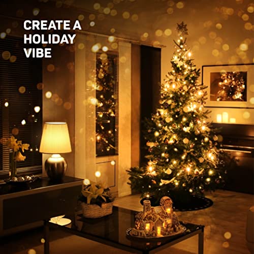 Christmas Lights [Set Of 200] Warm White Christmas Lights, Ul Listed For Indoor/Outdoor Use, Mini Christmas Lights, Small Christmas Lights For Holiday/Party Festival Decorations 41.45 Ft (Green Wire) #TOP3