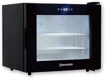Amazon | レマコム 前開き小型冷凍ショーケース (43L)ブラック RIS