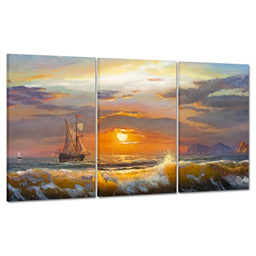 Composizione / Trittico di 3 Quadri spessore 2cm in Tela Canvas Originale intelaiati e pronti da appendere con KIT appendi facile (compreso di attaccaglia in ferro e viti). Stampato anche sui bordi, un prodotto moderno e di qualità.