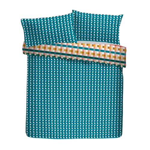 Housse de couette 100% polyester recyclé avec motif géométrique Pinsonic - 4