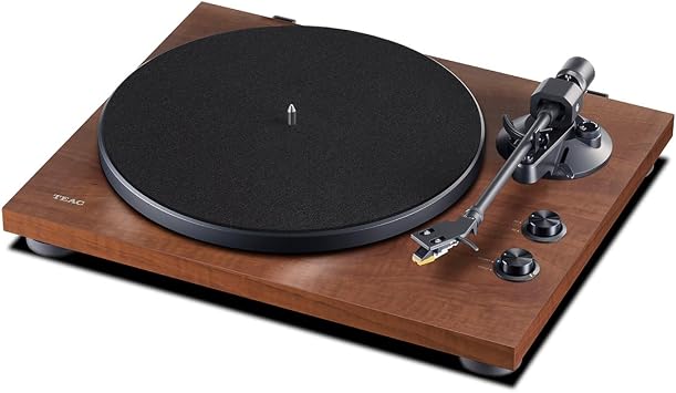 TEAC TN-280BT-A3 Bluetooth Wireless Turntable, Walnut