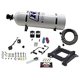 Nitrous Express - 4150 Gemini Pro-Power Nitrous Kit (100-500HP) w/15lb Bottle (60540-15)