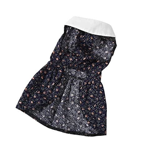 Vestido de Cachorrinha, Lindo Vestido de Cachorro Lavável na Máquina Floral Adequado para a Pele par