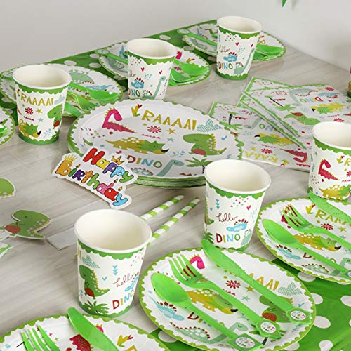 Conjunto de panos de papel para festas de aniversário de crianças, conjunto de toalhas de mesa com b