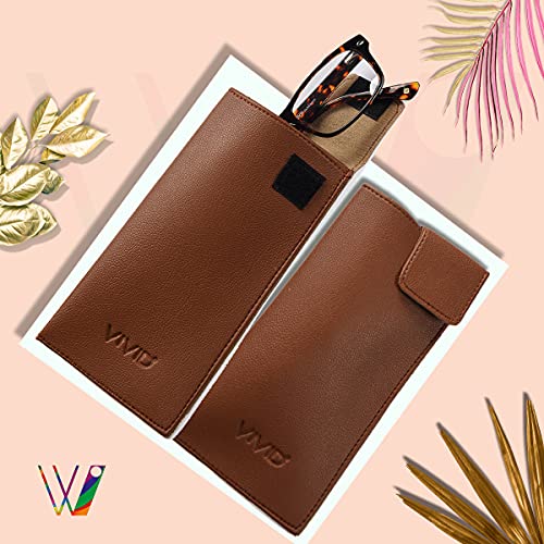 Image of VIVID Unisex Specs Valcro Eyewear Dabbi Artificial Leather Soft Case Cover