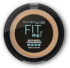 Maybelline NY Pó compacto Efeito Mate e Poros Invisíveis Fit Me Médio Neutro N05