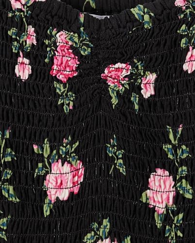 Image of The Children's Place girls Floral Smocked Babydoll Dress