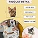 Funny Cat Stickers, 102 PCS Holographic Cute Cats Sticker for Laptop Scrapbook, Water Bottles, Guitar, Silly Meme Cat Stickers Waterproof Vinyl for Water Bottle