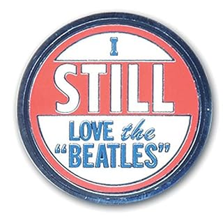 Beatles Metal Pin: I Still Love Beatles – – - Les Beatles, Paul McCartney, John Lennon, RIngo Starr, George Harrison