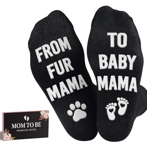 First Mothers Day Gifts For New Mom - Funny Pregnancy Socks Holiday Presents For New Mother Stocking Fillers Creative Mom To Be Gift Mommy Socks Ideal For Baby Shower Or Birthday