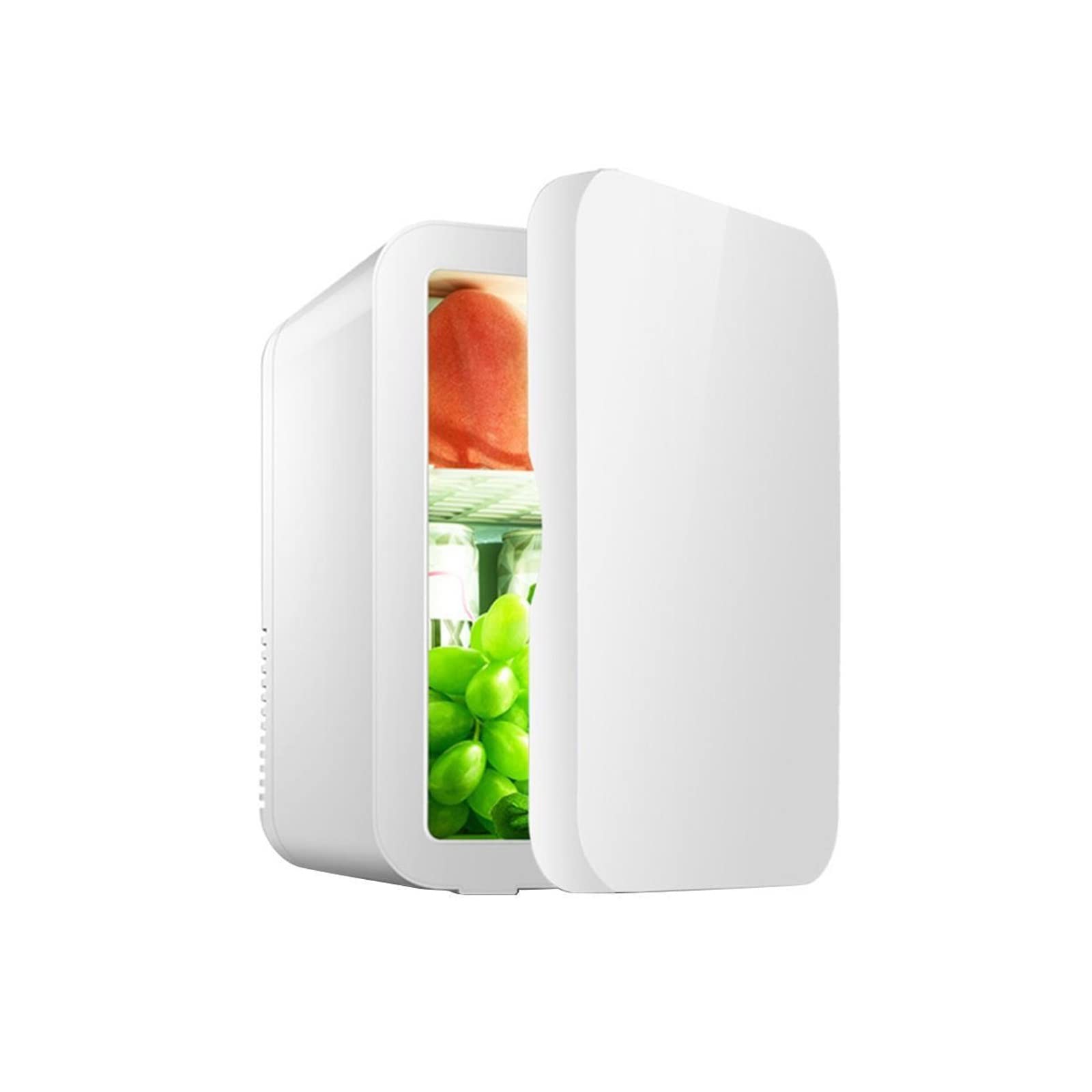 Nevera para Coche Refrigeradores compactos, mini calentador de refrigerador, refrigerador compacto portátil, congelador para vehículos súper silencioso para automóviles, hogares, oficinas, dormitorio
