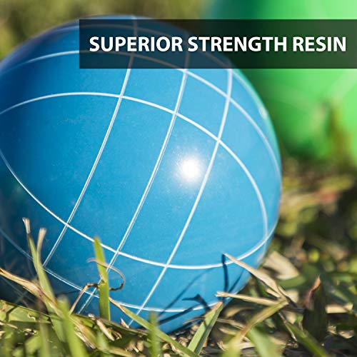 Eastpoint Sports Resin 90Mm Bocce Ball Set - Features Deluxe Carry Case And All Accessories; Outdoor Fun For Kids, Teens And Adults (1-1-50558-Ds) #TOP2