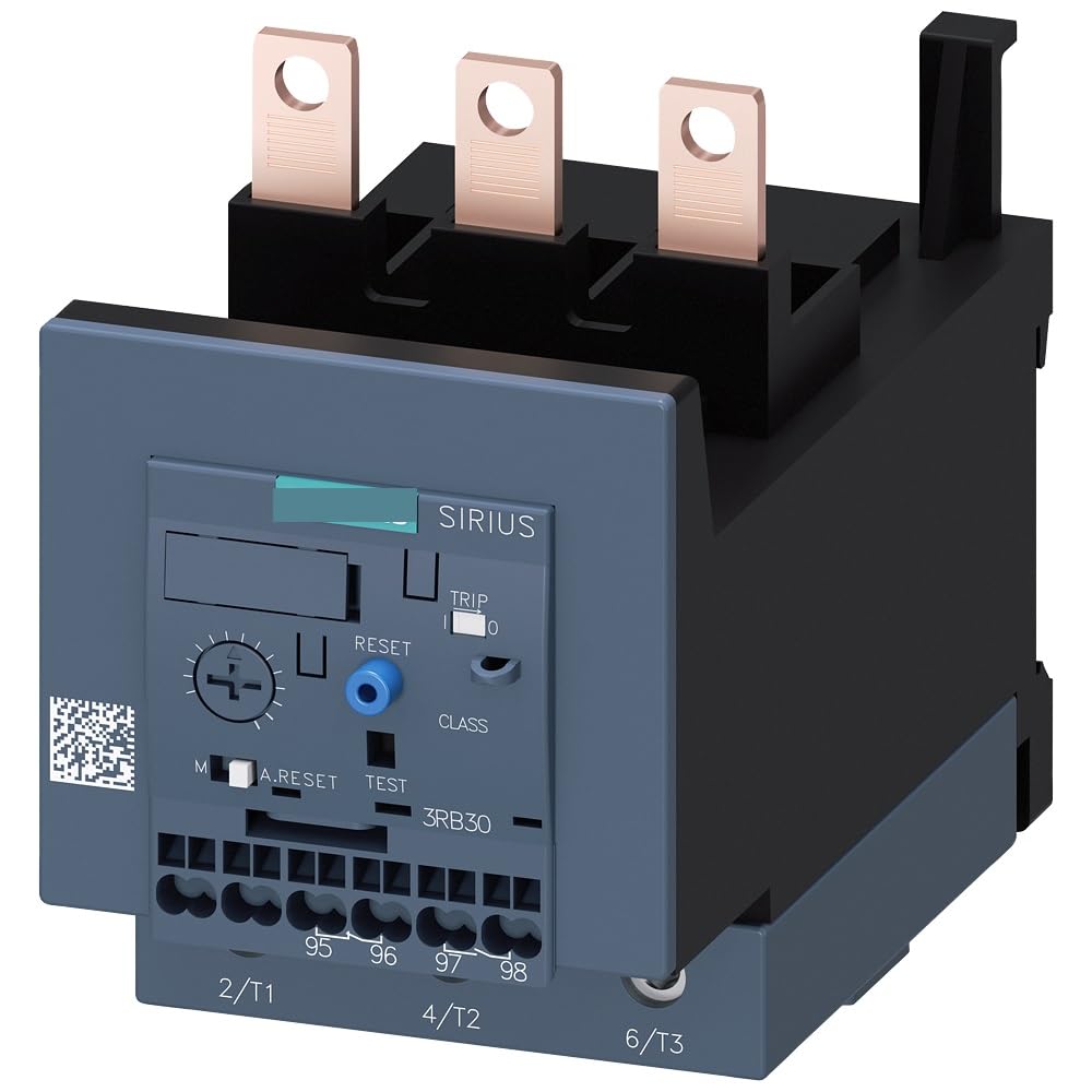 JJHQOKYNA Overload Relay 12.5-50A for Motor Protection S3 Class 20E Mounted on contactor 3RB3046-2UD0