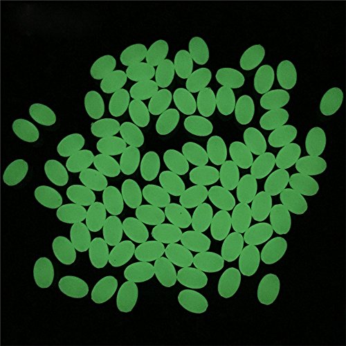 200pcs 7.5mm x 11mm Oval Hard Luminous Beads Pearl Fishing Lure Bait Accessoires Fishing Tackle Sea Fishing Tool DIY Adornment - Thumbnail 4