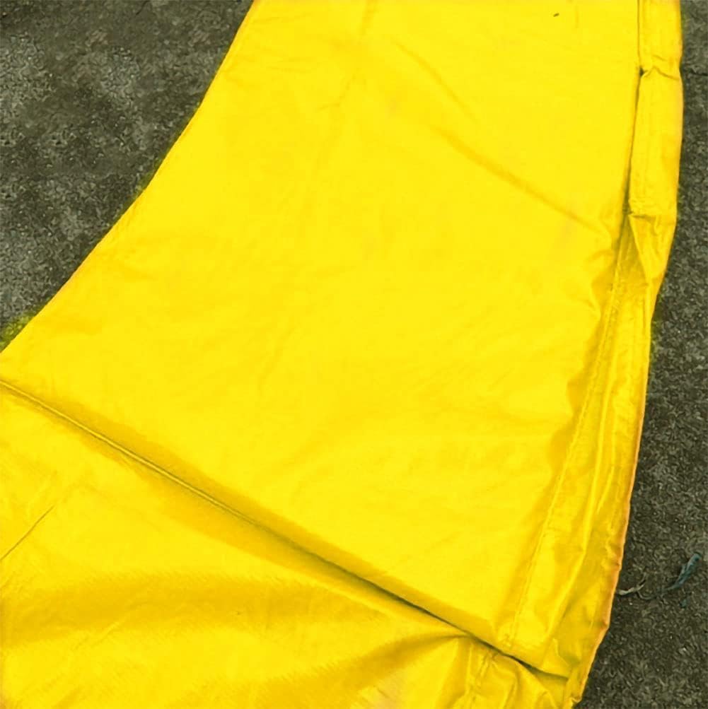 Wymienne żółte osłony boczne do trampolin 6/4.9 m - akcesoria do trampoliny na zewnątrz do użytku domowego (30 m) - zwiększenie bezpieczeństwa i stylu