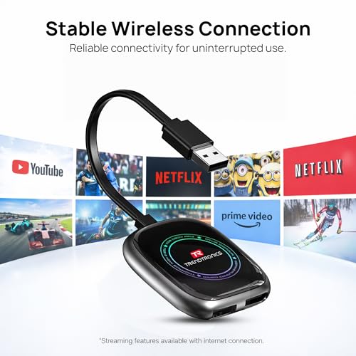 Image of Tbox, 4+32GB, 5-in-1 CarPlay & Android Auto Adapter with Inbuilt YouTube,jio hotstar, Works While Driving, Plug &Play, 1Year Warranty