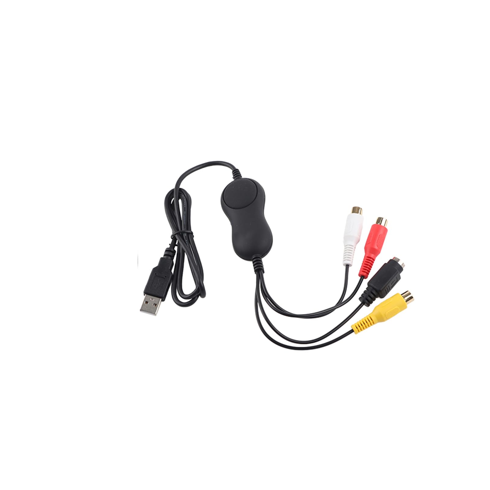 Topiky Karta do przechwytywania gier, na USB 2.0 analogowy adapter do chwytania wideo 1080P HD rejestrator kompatybilny z systemami dla Mac, dla Linux