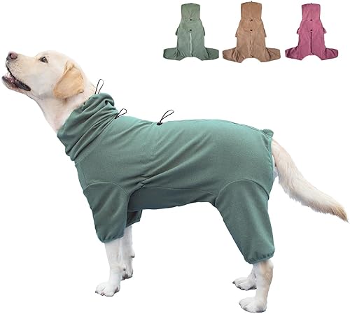 KOOGAL Pijama para mascotas para perros grandes, elástico extra grande, adecuado para perros adultos, perros de tamaño mediano, overol para perros KOOGAL Pijama para mascotas para perros grandes, elástico extra grande, adecuado para perros adultos, perros de tamaño mediano, overol para perros