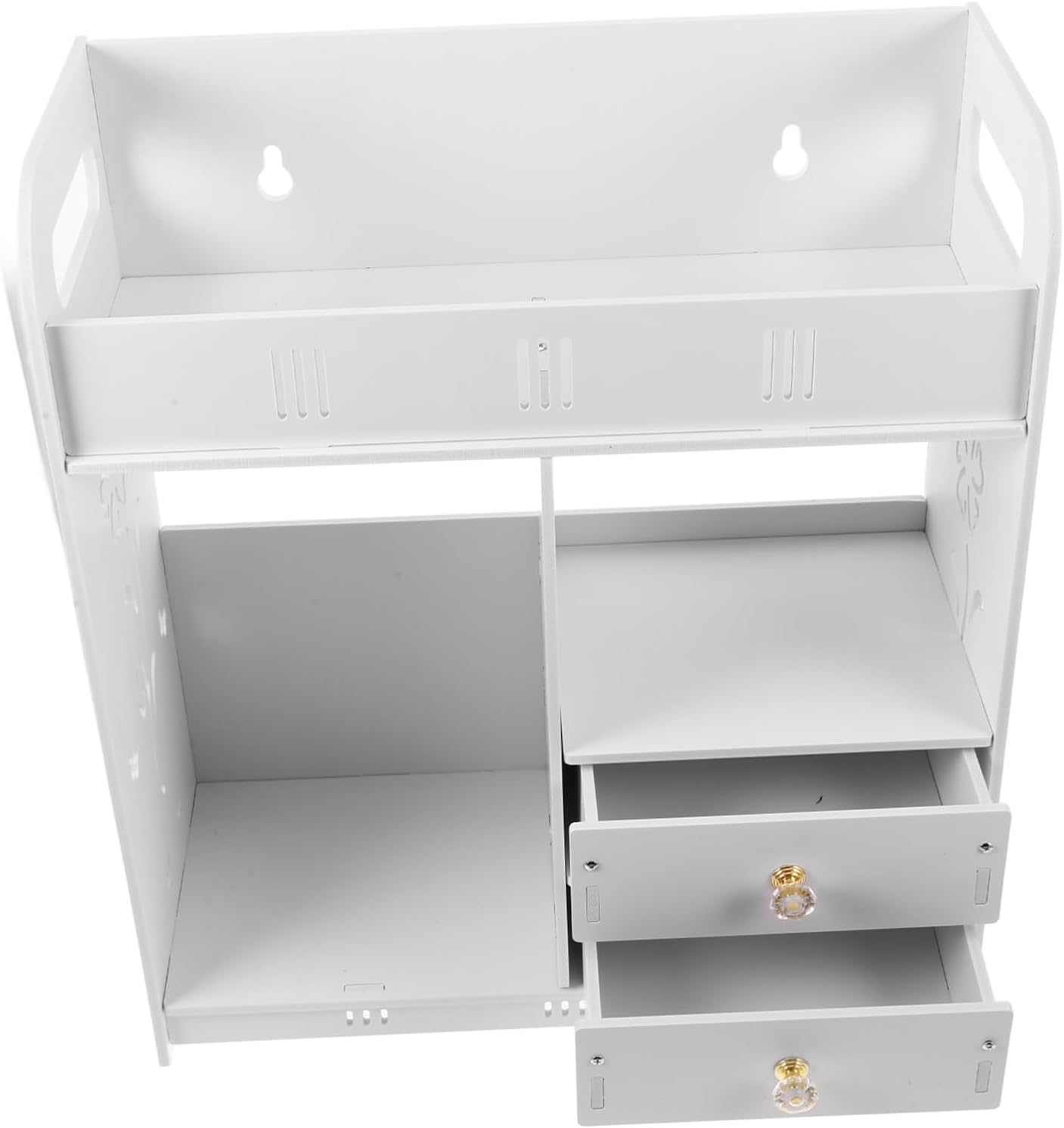 Wall-Mounted Wooden Organizer Shelf for Bathroom Living Room and Bedroom Rack Convenient Design for Efficient Wall Organization