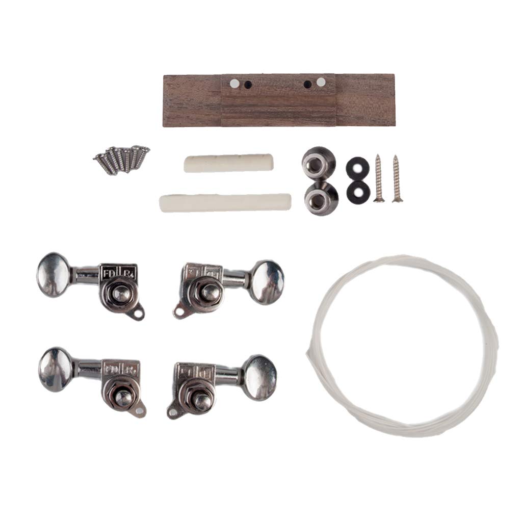 5 set fai da te 66 cm ukulele tenore Uke kit per principianti chitarra regalo