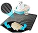 Produktbild lujiaoshout Wasserdicht Cat Litter Mat Eva Double Layer Katzentoilette Trapping Haustiere Mat Anti-Rutsch-Liegekissen