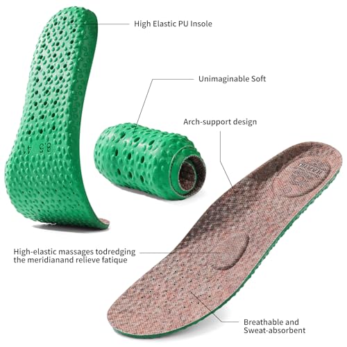 Image of 1TAZERO Men Slip On Shoes Loafer with Arch Support Insoles,Men Casual Shoes for Plantar Fasciitis