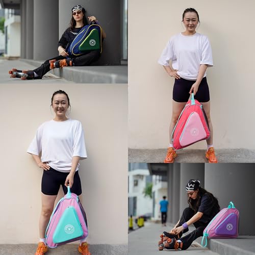 Image of HEXIFUL Skate Bag for Ice, Inline, Roller & Quad Skates - Kids & Adults