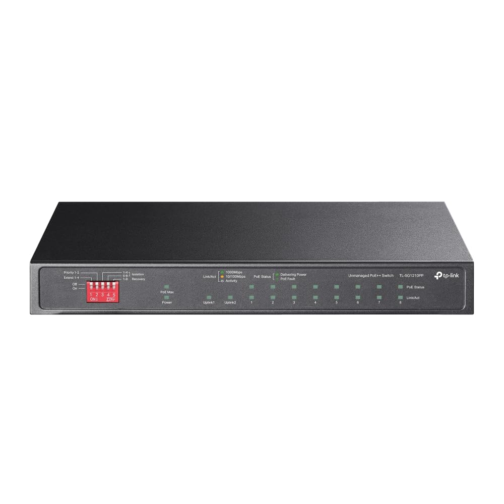 Amazon | TP-LINK 10ポートギガビットデスクトップスイッチ PoE+