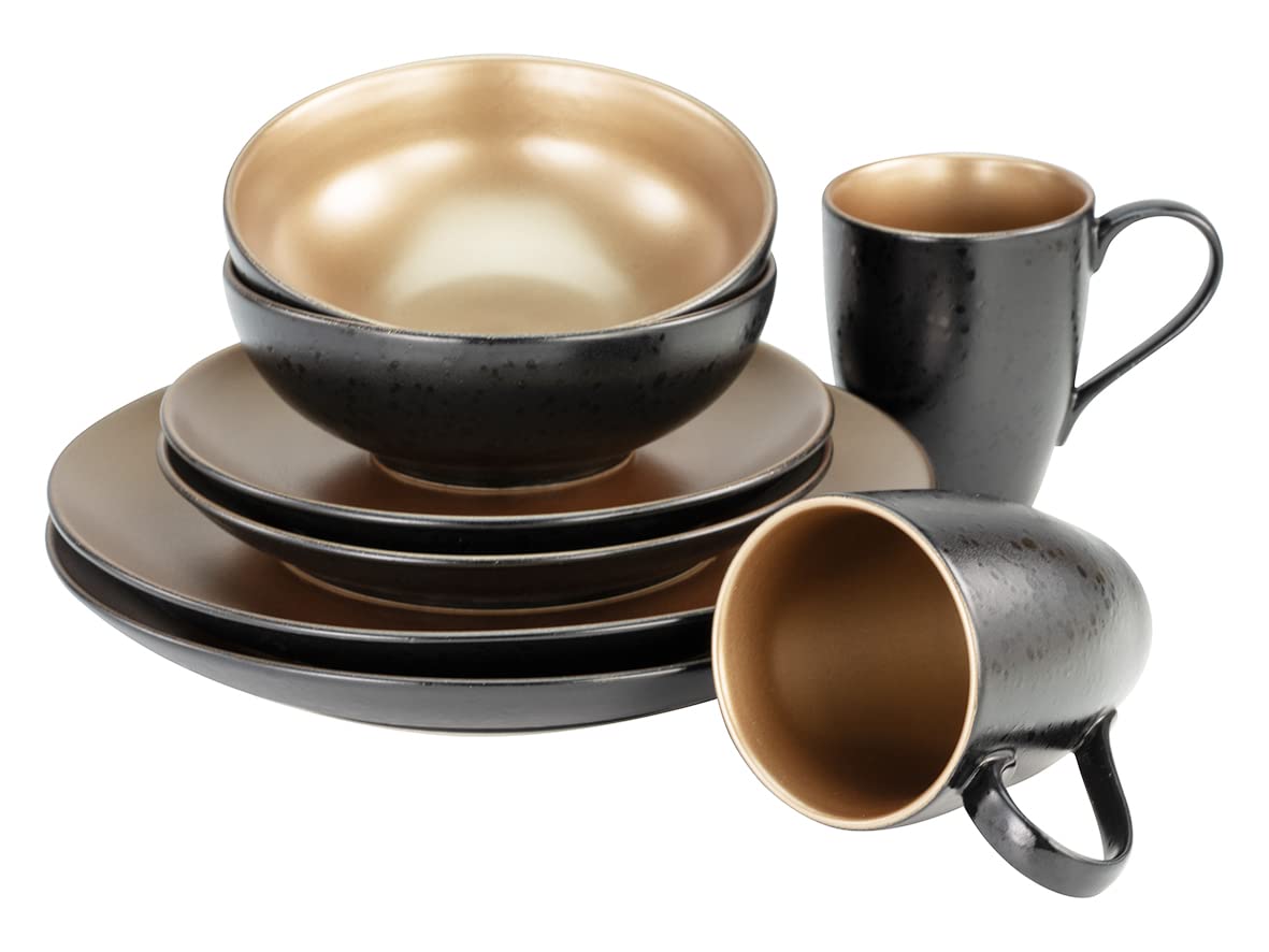 CreaTable, 23599, Serie GLAMOUR - Servizio da tavola, 8 pezzi