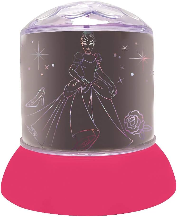 Lexibook Disney Princess, Nightlight, luminous projections on the ceiling, Disney Princess icons, Kids Bedroom lamp, Colour Decorative light - NLJ030DP