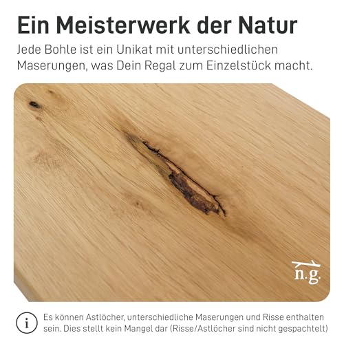 Fensterbank innen Regalbrett aus Eiche 1x 100 cm