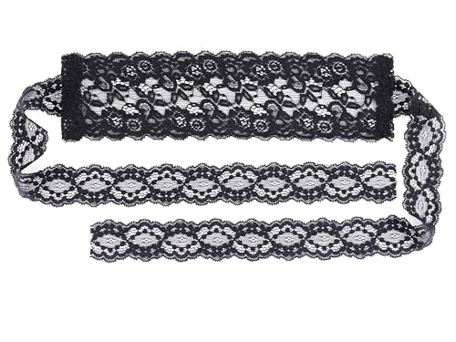 Bonnie Z. Leonardo レディース ミステリアスブラックレースマスク レース目隠しアイマスク, Z-lively and Lovely, Free Size