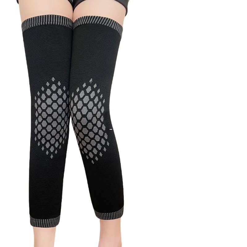 Breathable Knee Pads with Warm Fleece Polyester Padding to Protect The Legs