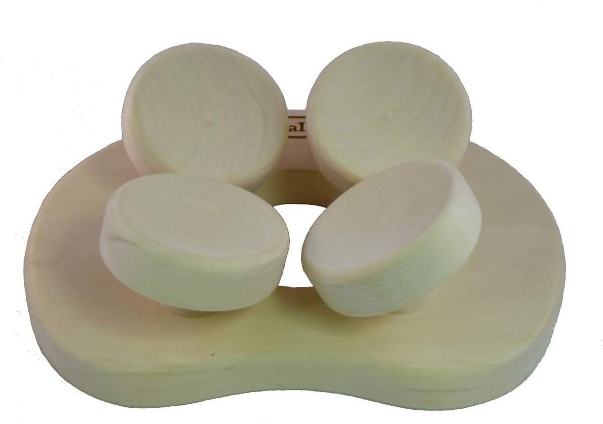 Sauna headrest, ergonomic, wood, sauna pillow, natural Espe