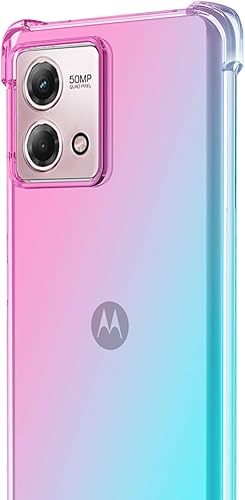 Miniatura 3 de Osophter Funda translúcida para Moto G Stylus-2023 para mujeres y niños con 2 protectores de pantalla en las esquinas reforzadas, poliuretano