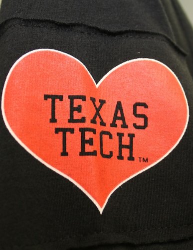 Ncaa Texas Tech Red Raiders Women's Collar Scholar Polo Shirt, Black, Small #TOP3