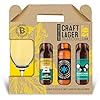 Buy the Brewhouse Craft Lager Collection - Trio of 330ml Bottles from Harbour, Freedom & Harviestoun Breweries, Ideal for Gifts and Celebrations – Blue Tree